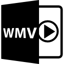 símbolo de formato de archivo wmv 