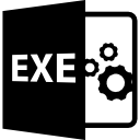 símbolo de interfaz de formato de archivo ejecutable exe 