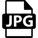 variante del formato file jpg icona