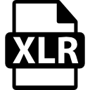 variante de formato de archivo xlr 