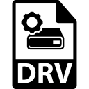 variante de formato de archivo drv 