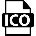 variante de format de fichier ico Icône
