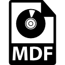 variante de formato de archivo mdf 