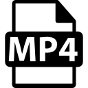 formato de archivo de música mp4 icon