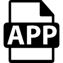 app 파일 기호 icon