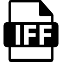 símbolo de formato de archivo iff 