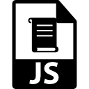 símbolo de formato de arquivo js 