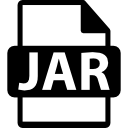 Символ формата файла jar иконка