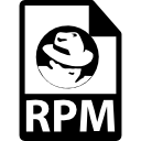 símbolo de formato de archivo rpm 