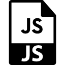 symbole de format de fichier js Icône
