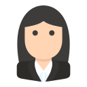 mujer de negocios icon