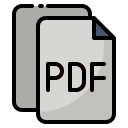 formato de archivo pdf icon