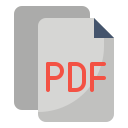 formato de archivo pdf icon