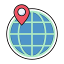 mapa del mundo icon