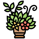 Flower pot icon