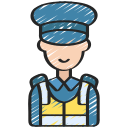 oficial de policía icon