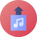 subida de musica icon