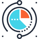 gráfico circular icon