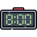 reloj digital icon