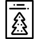 tarjeta de navidad icon