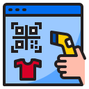 escaneo de código qr icon