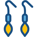 des boucles d'oreilles 