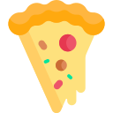 porción de pizza