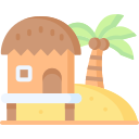 cabana de praia 