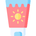 Sun cream icon