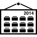 calendario de pared para 2014 