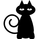 gato negro icon