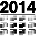 2014 wall calendar variant
