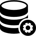 botón de configuración de la base de datos para la interfaz 