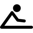 ginasta em postura de flexão frontal 