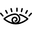 esquema de variante de dibujos animados de ojos 