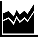 Área de gráfico de negocios en zig zag 