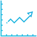 gráfico de flecha icon