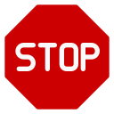 señal de stop icon