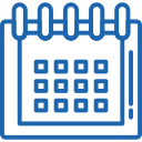 Calendar date icon