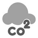 nube de co2 icon