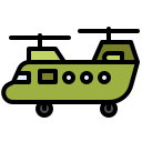 helicóptero militar icon