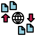 transferencia de datos icon