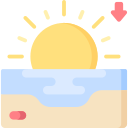 puesta de sol icon