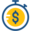 el tiempo es dinero icon