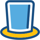 sombrero de mago icon