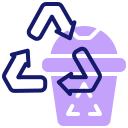 símbolo de reciclaje icon