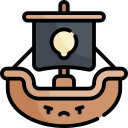 barco pirata icon