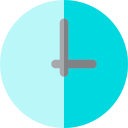 reloj circular icon