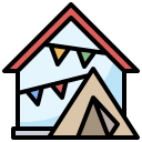 camping interior icon