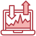 gráfico de linea icon